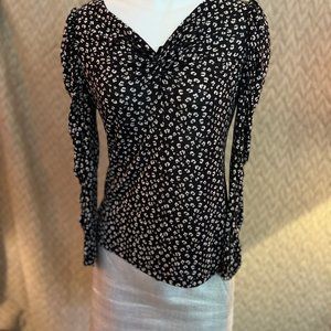 Rebecca Taylor V-neck multi shirt